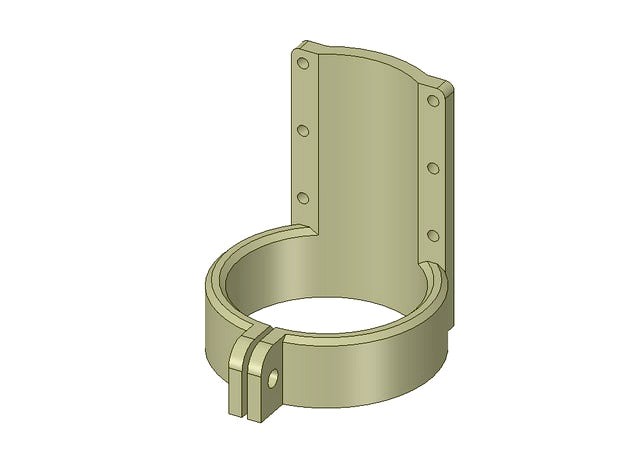 MPCNC F Spindle mount for 65mm router/spindle by largeformat3dprinter