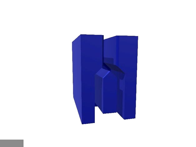 Beltclamp, Sparkcube, works fine, easy and stable without glue by Wolfganggerlach