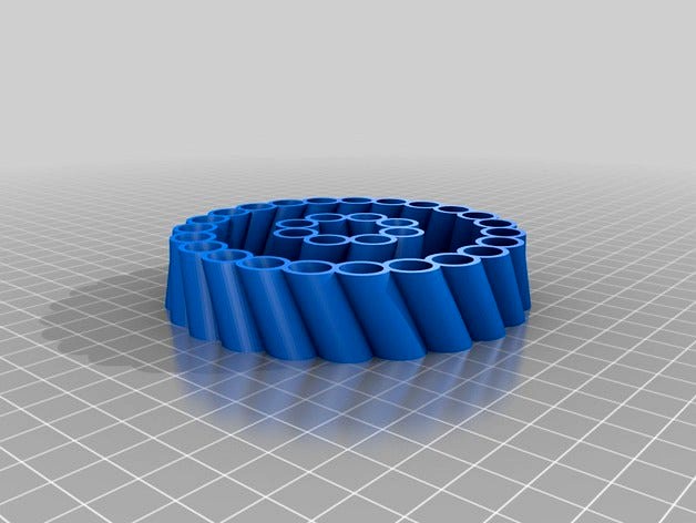 double row penholder by Pooh22