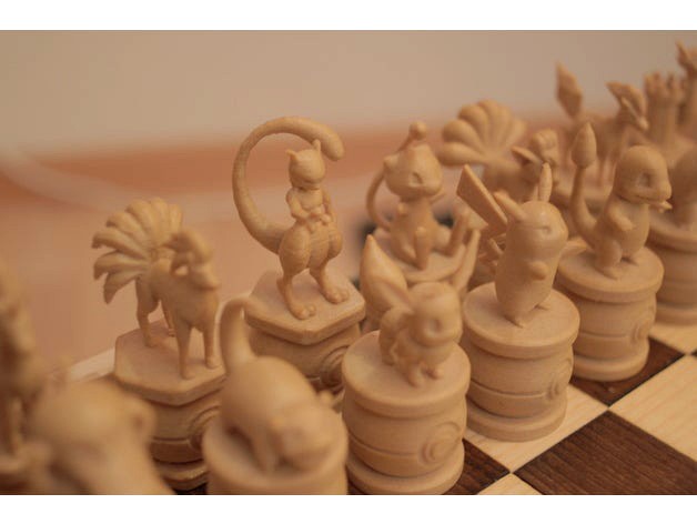 Pokemon Chess Set by sch00f