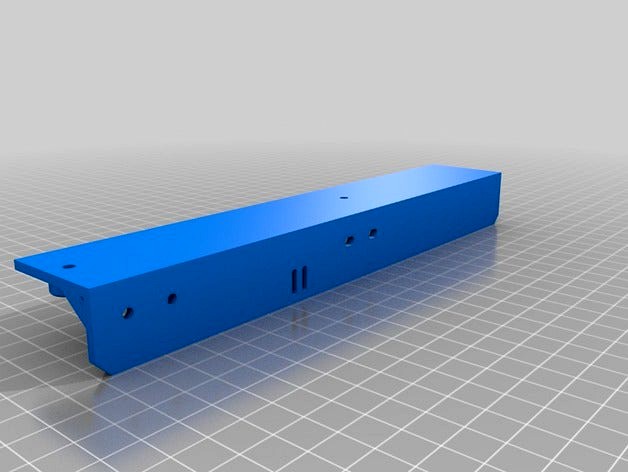 Monoprice Select Mini extended bed brackets by mfink70