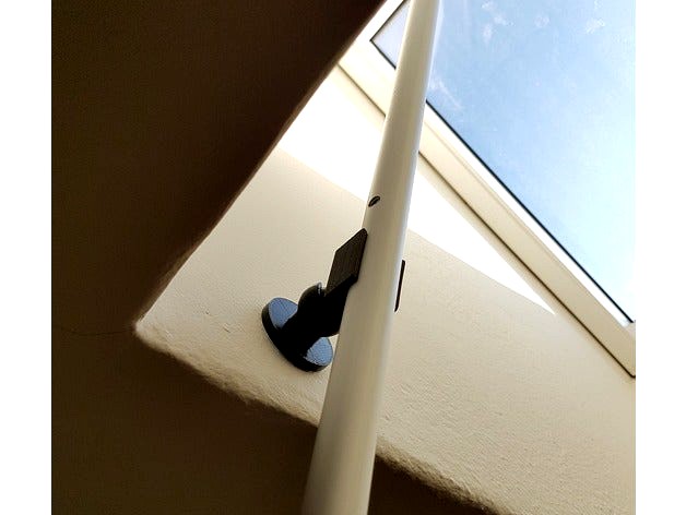 Window telescopic rod holder Velux with ball joint by illuminadi