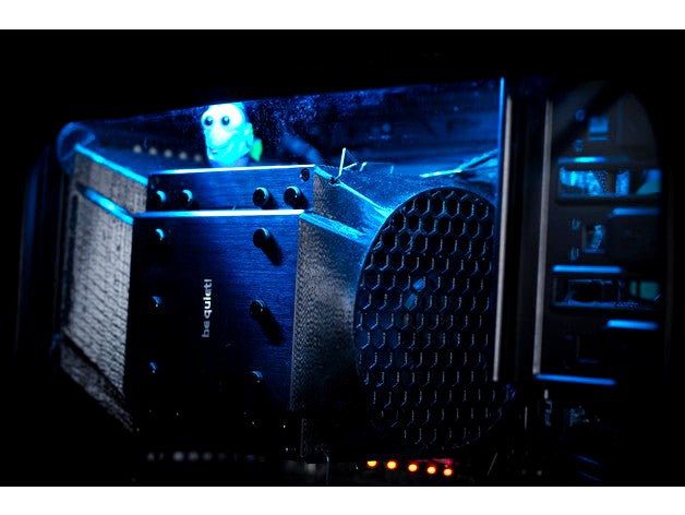Be Quiet Dark Rock Pro front fan shroud by MarkGlover