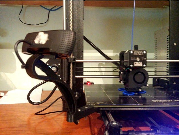 Prusa I3 MK2 Logitech C920 Mount by catrielmuller