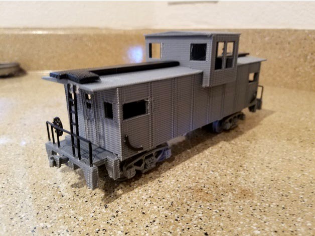 1/8 scale caboose by Kf7oor