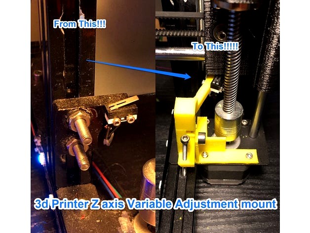 3d printer z axis mod by RoboPandaPDX