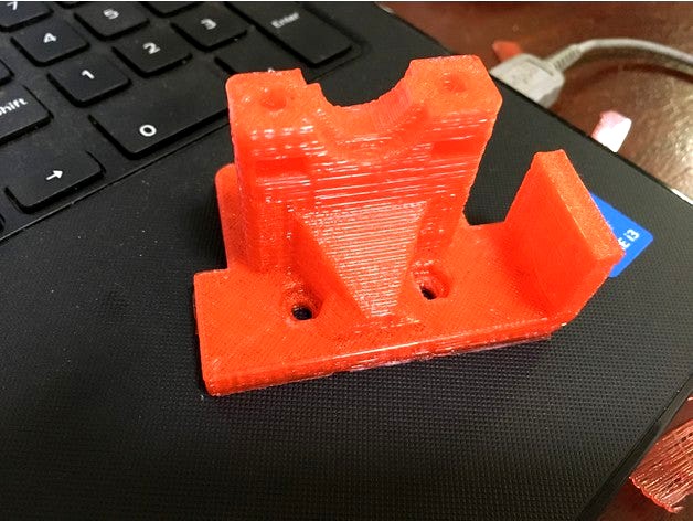 E3D Mount for Level sensor Square (cube) by jorber