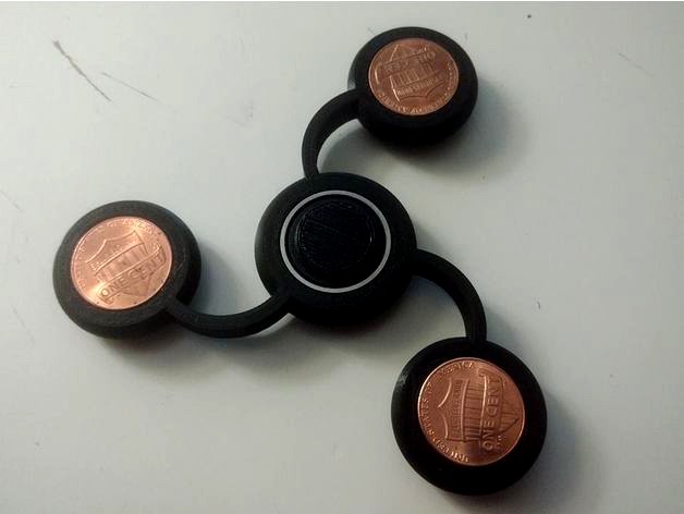 Pennyweight Spiral Fidget by Grantisimo