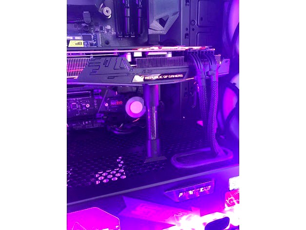 New carbon fiber tubing based GPU support by nwx