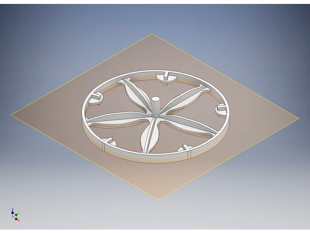 Shaker bottle mixing grid by HumanDamned
