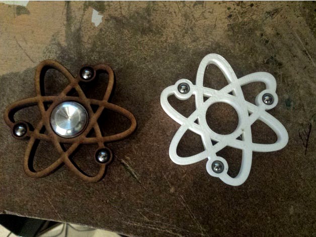 handspinner atom by microtechniques