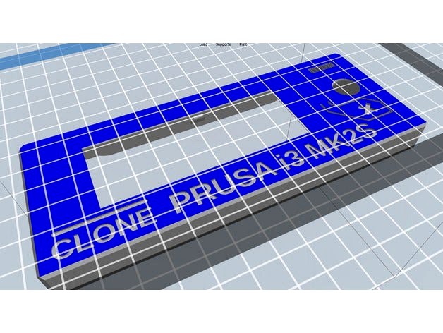 Prusa i3 MK2 LCD Cover Clone by lemming77