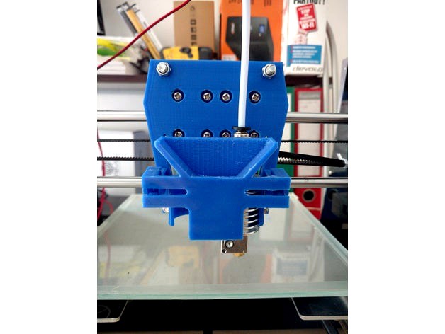 Anet A8 dual E3D V6 Bowden Extruder Setup by oscar7601