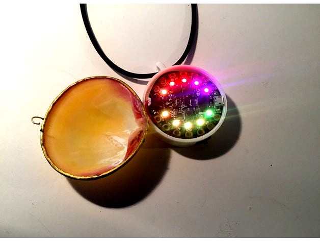 Circuit Playground Necklace Case by Firepixie