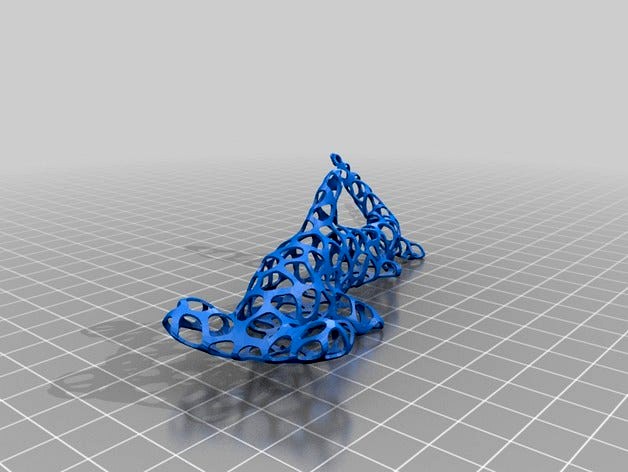 Voronoi hammerhead shark by AZotG7
