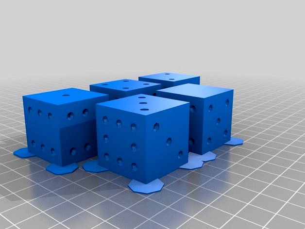 Grime Dice Set (remix of Non-Transitive Dice by MakerBlock) by lammatt