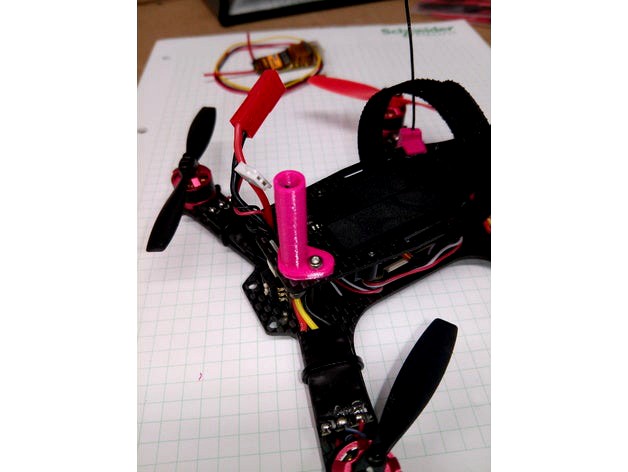 Eachine Racer 130 FPV antenna protection by djdj111