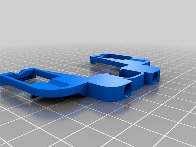 Interchangeable Dual Blower/Radial Fan Duct (Tevo Tarantula) with BLTouch support by 3DPrintPadawan