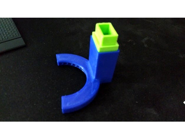 Adjustable fan duct adapter for Anet A6 Direct Drive Carriage by Xploder270