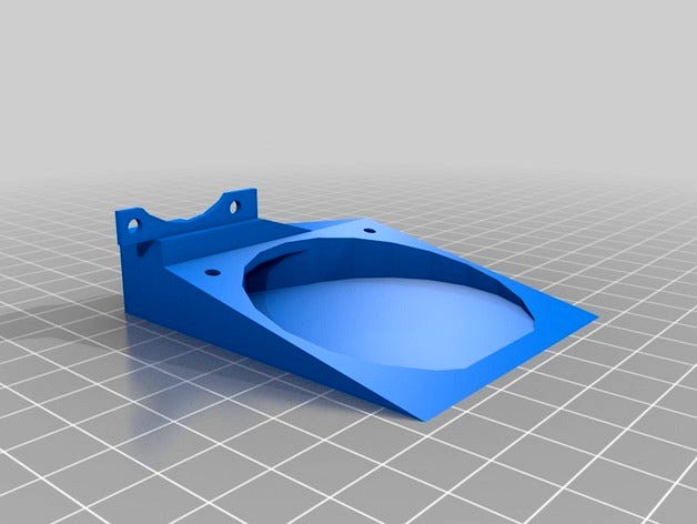 Prusa I3 MK2S 60mm Fan Duct by tazguy79