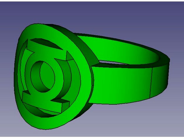Green Lantern Ring by morgajel