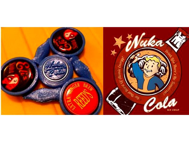 Nuka Cola Bottle Cap Quantum Spinner by Exterminate