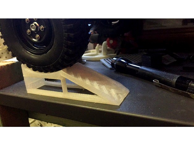 1/10 RC ramp Chevron ramp by warRigphoenix 3d model