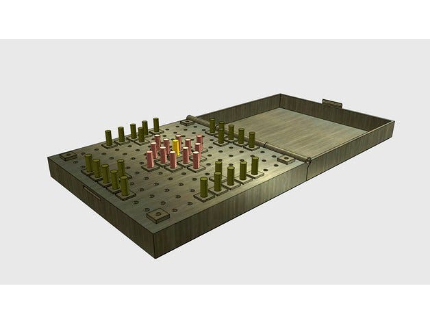 Hnefatafl - Viking Board Game - Travel Version by Daeloth