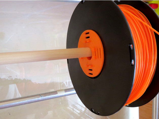 Adapter to mount a filament spool on a thinner axle by nenadr