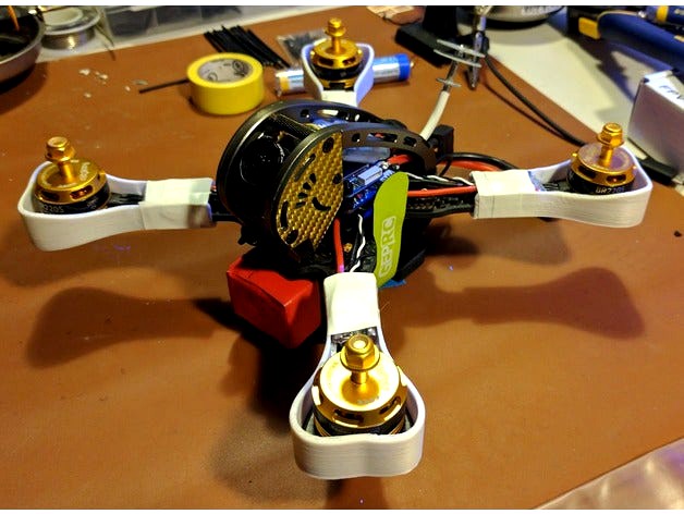 GEPRC GEP-LX5 Leopard, Chimp motor esc arm protectors by joem_