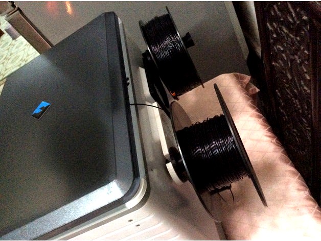Flashforge Dreamer Back Spool holder  by DavidLiew