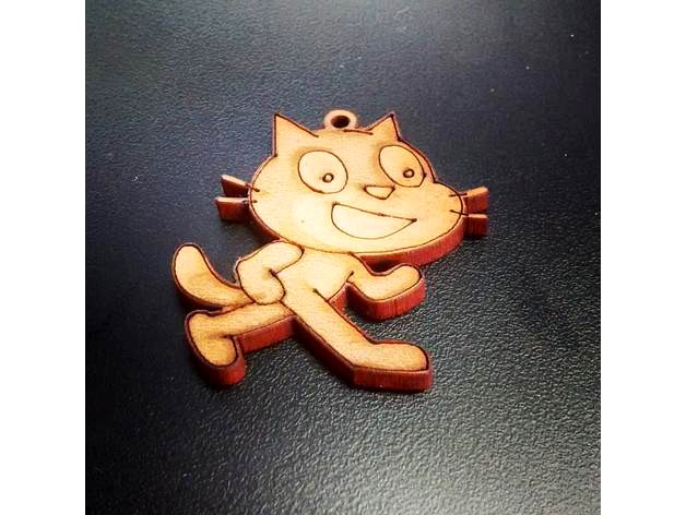 Scratch logo budget or key chain by euroca