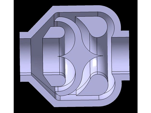 3D Circular Tesla Valve by Bret_Hylton