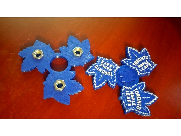 Toronto Maple leaf Fidget Spinner by SummersideGuy