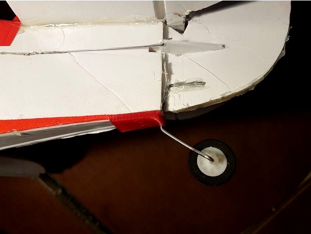 FT (Flite Test) Sportster Tail Wheel Mount by flyingferret
