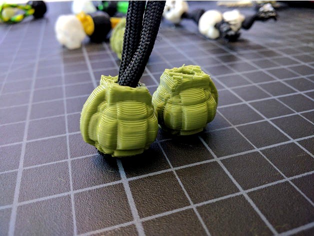 Grenade Bead and Zipper Pulls by Tony_D