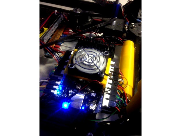 Minimal Replicape/Beaglebone Cooling Solution by Manbehindthemadness