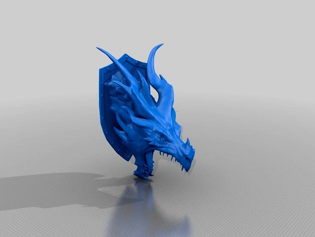 Alduin Dragon / Алдуин дракон / 3d stl model (Elder Scrolls Skyrim) by 3dada