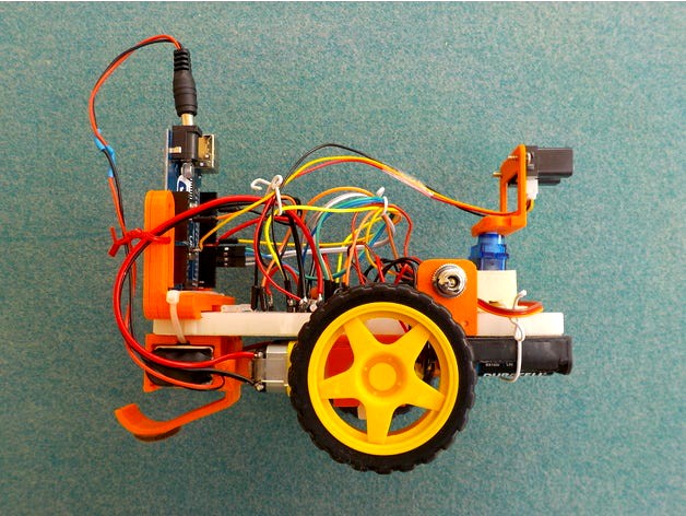Robot kit for breadboard – Version 2 by AlainDucros