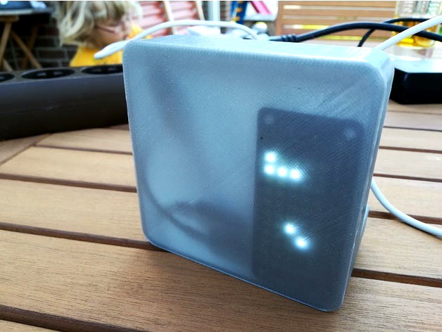 Raspberry PI Zero Case for Pimoroni ScrollpHAT by ResistantX