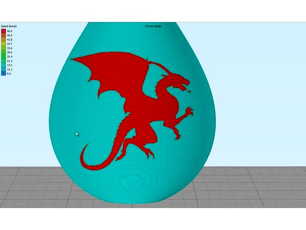 Dragon Egg 3D Projection by gustofusion