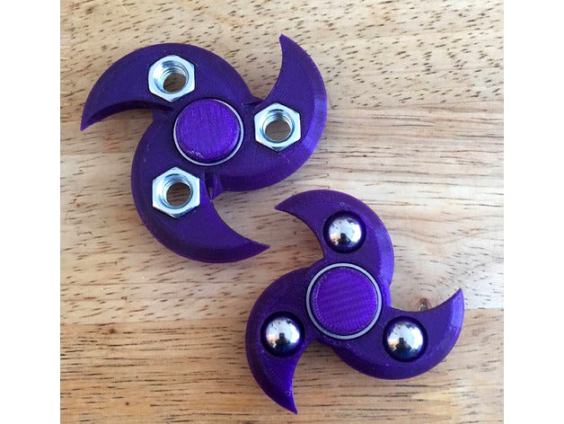 Deadly Wave Fidget Spinner (pick-a-weight) by Lucina