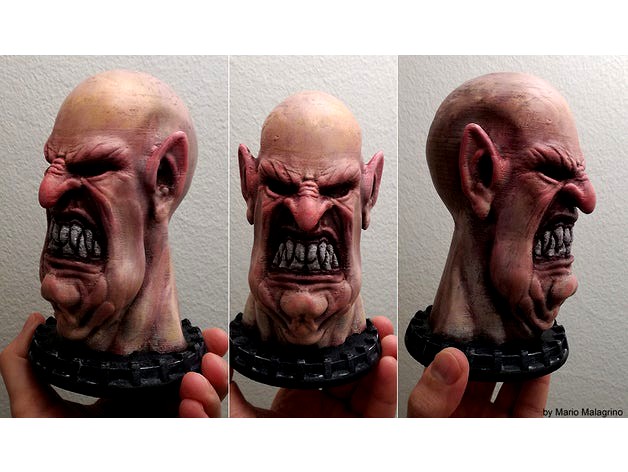 Orc -by Mario Malagrino- by mariomalagrino