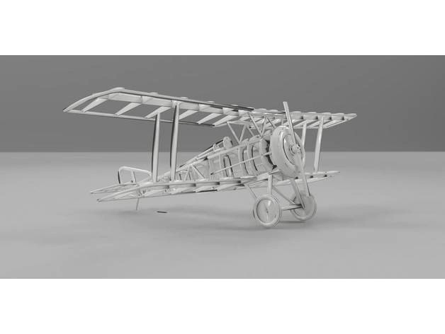 Hanriot HD.1 (esc: 1/32) (3D printing or CNC routing) by guaro3d