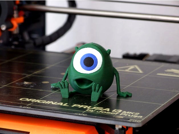 Mike Wazowski (multi-material remix) by cipis