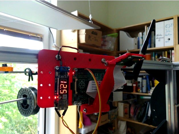 Raspberry Pi Holder Folgertech FT-5 Pi Cam 2020 Frame Octoprint by thomasdr