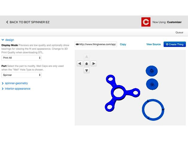 BOT Spinner EZ by deltamaker