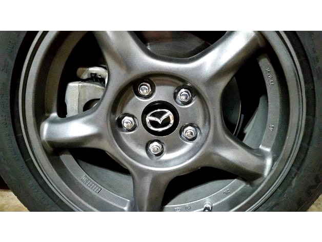 Mazda RX-7 FD Wheel Cap Adapter 64 mm to 57 mm by Soravia