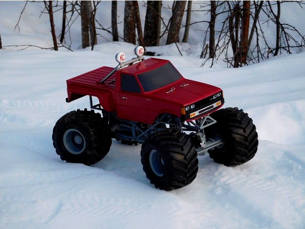 Ursa (bear) - Fully printable Monster Truck by tahustvedt