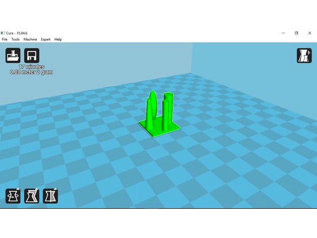 scalable overhang retraction test by 3ndo